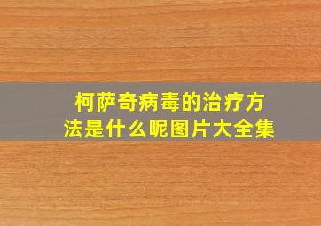 柯萨奇病毒的治疗方法是什么呢图片大全集