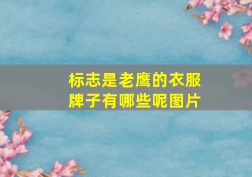 标志是老鹰的衣服牌子有哪些呢图片