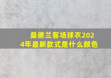 桑德兰客场球衣2024年最新款式是什么颜色