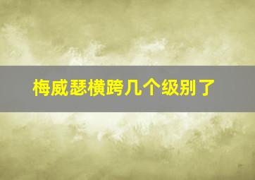 梅威瑟横跨几个级别了