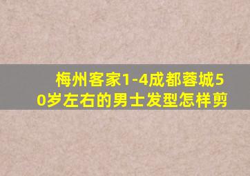 梅州客家1-4成都蓉城50岁左右的男士发型怎样剪