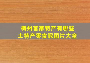 梅州客家特产有哪些土特产零食呢图片大全