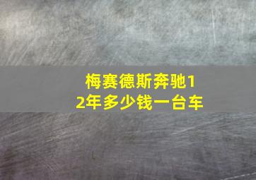 梅赛德斯奔驰12年多少钱一台车