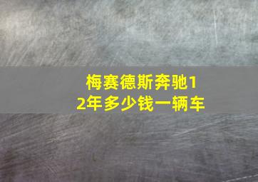 梅赛德斯奔驰12年多少钱一辆车