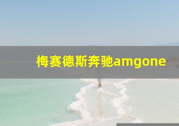 梅赛德斯奔驰amgone