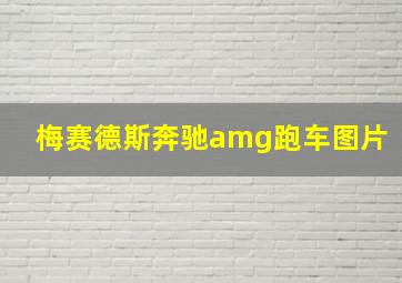 梅赛德斯奔驰amg跑车图片