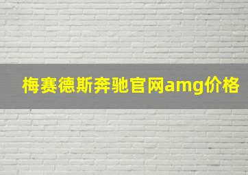 梅赛德斯奔驰官网amg价格