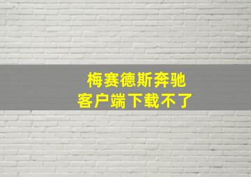 梅赛德斯奔驰客户端下载不了