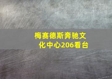 梅赛德斯奔驰文化中心206看台