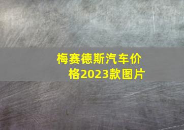 梅赛德斯汽车价格2023款图片