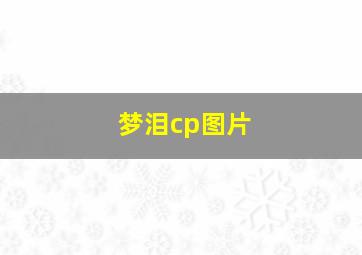 梦泪cp图片