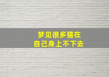 梦见很多猫在自己身上不下去