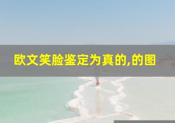 欧文笑脸鉴定为真的,的图