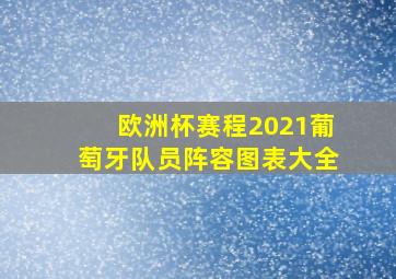 欧洲杯赛程2021葡萄牙队员阵容图表大全