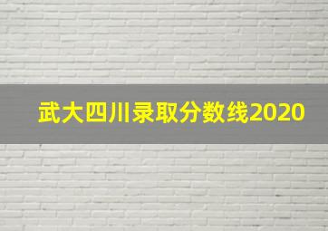 武大四川录取分数线2020