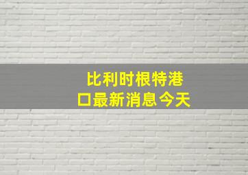 比利时根特港口最新消息今天