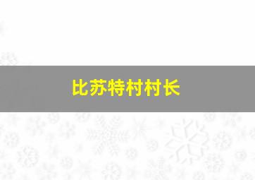 比苏特村村长