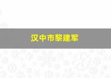 汉中市黎建军