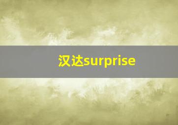 汉达surprise