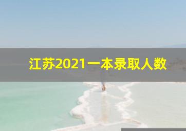 江苏2021一本录取人数