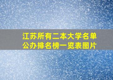 江苏所有二本大学名单公办排名榜一览表图片