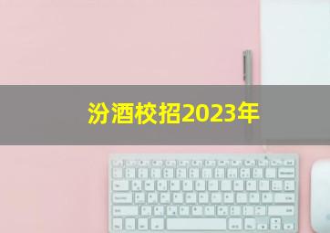 汾酒校招2023年