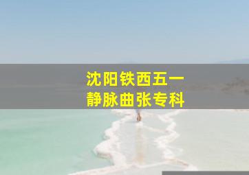 沈阳铁西五一静脉曲张专科