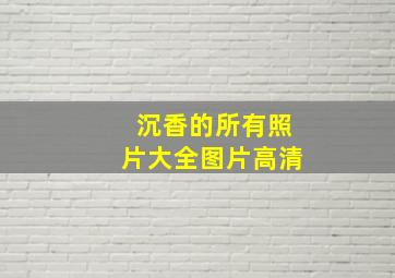 沉香的所有照片大全图片高清