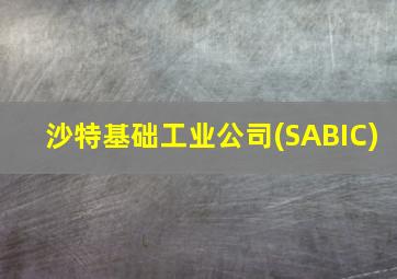 沙特基础工业公司(SABIC)