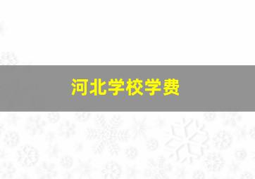 河北学校学费