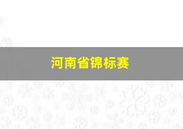 河南省锦标赛