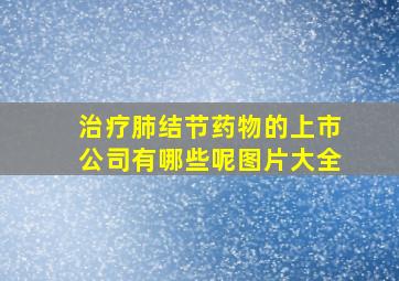 治疗肺结节药物的上市公司有哪些呢图片大全