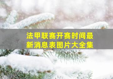 法甲联赛开赛时间最新消息表图片大全集