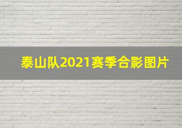 泰山队2021赛季合影图片