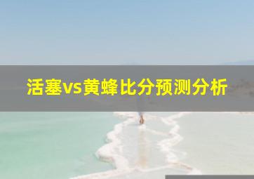 活塞vs黄蜂比分预测分析