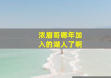 浓眉哥哪年加入的湖人了啊