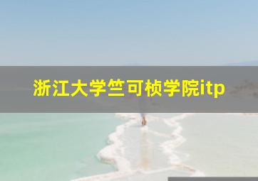 浙江大学竺可桢学院itp