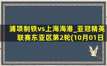 浦项制铁vs上海海港_亚冠精英联赛东亚区第2轮(10月01日)全场集锦