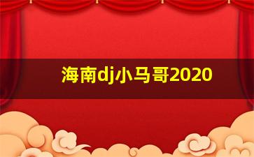 海南dj小马哥2020