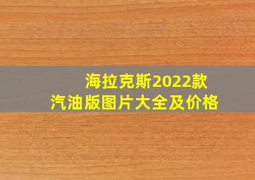 海拉克斯2022款汽油版图片大全及价格