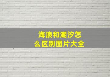 海浪和潮汐怎么区别图片大全