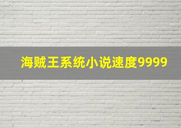 海贼王系统小说速度9999