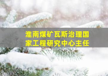 淮南煤矿瓦斯治理国家工程研究中心主任