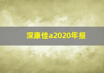 深康佳a2020年报