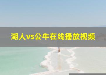 湖人vs公牛在线播放视频