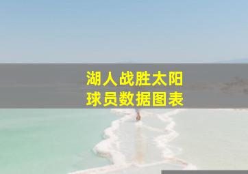 湖人战胜太阳球员数据图表