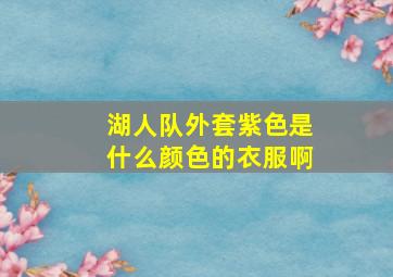 湖人队外套紫色是什么颜色的衣服啊