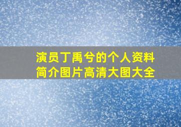 演员丁禹兮的个人资料简介图片高清大图大全