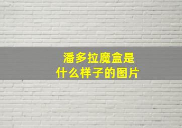 潘多拉魔盒是什么样子的图片