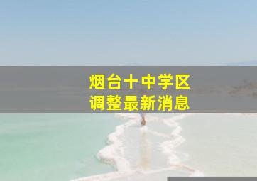 烟台十中学区调整最新消息